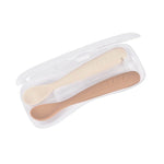 Beaba 1st Stage Silicone Spoon & Case 2 Pack
