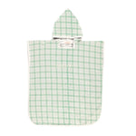 Beach Towel Poncho - Fern Plaid