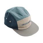 5 Panel Hat - Sky Blue and Desert Teal