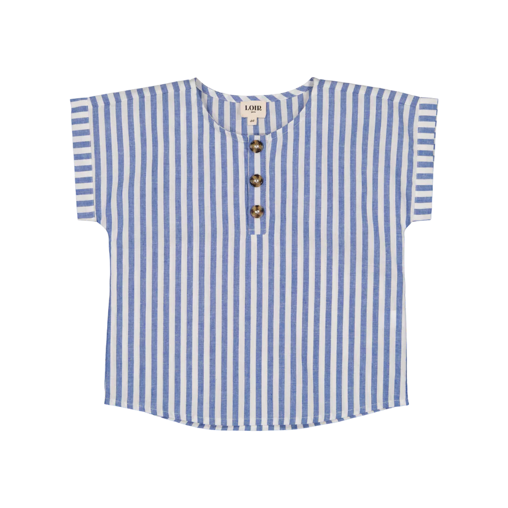 LOIR Paris Blouse T - Blue Stripes 6M