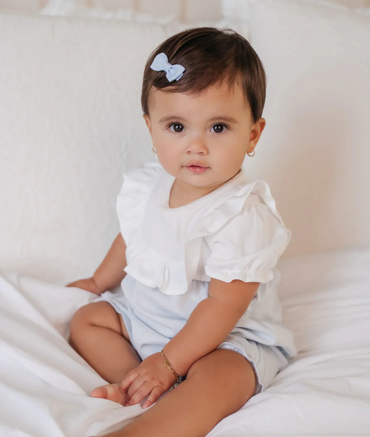 LIVLY Edith Jumpsuit Baby Baby Blue 3-6m