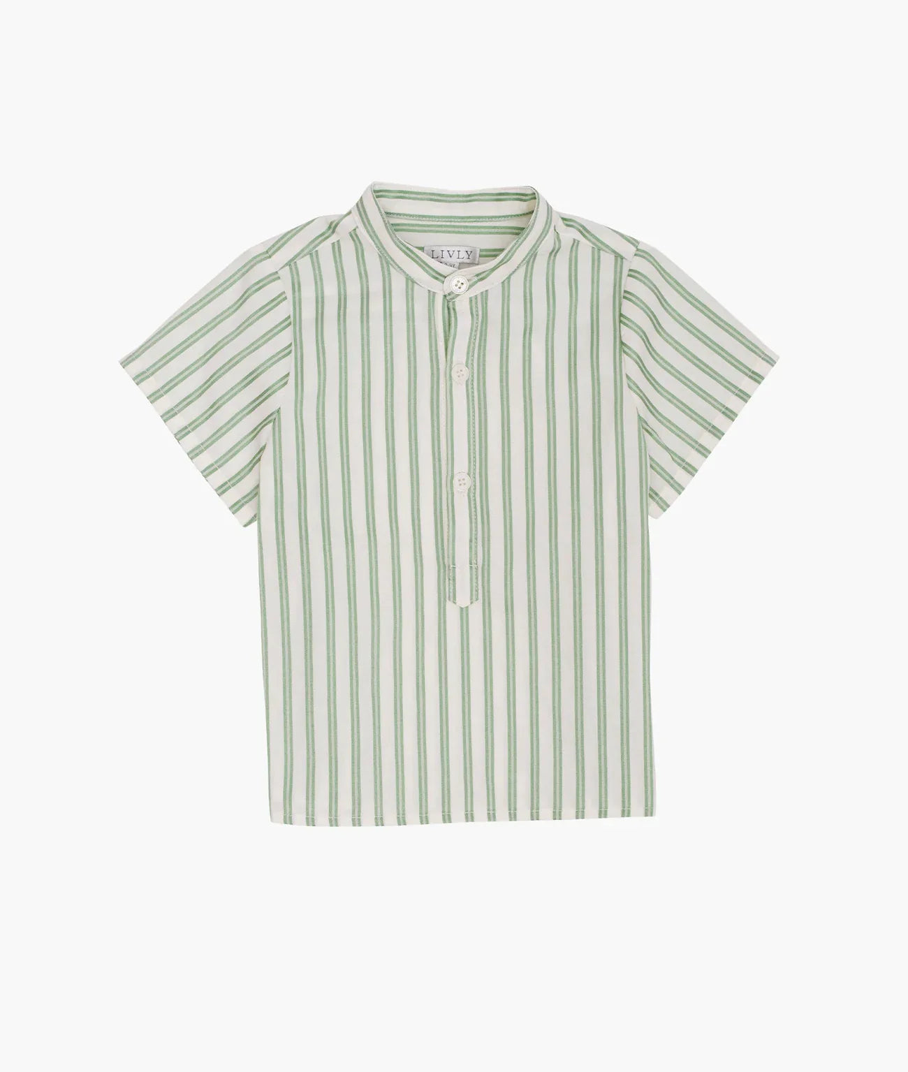 LIVLY Emil Shirt Light Green 12-18m