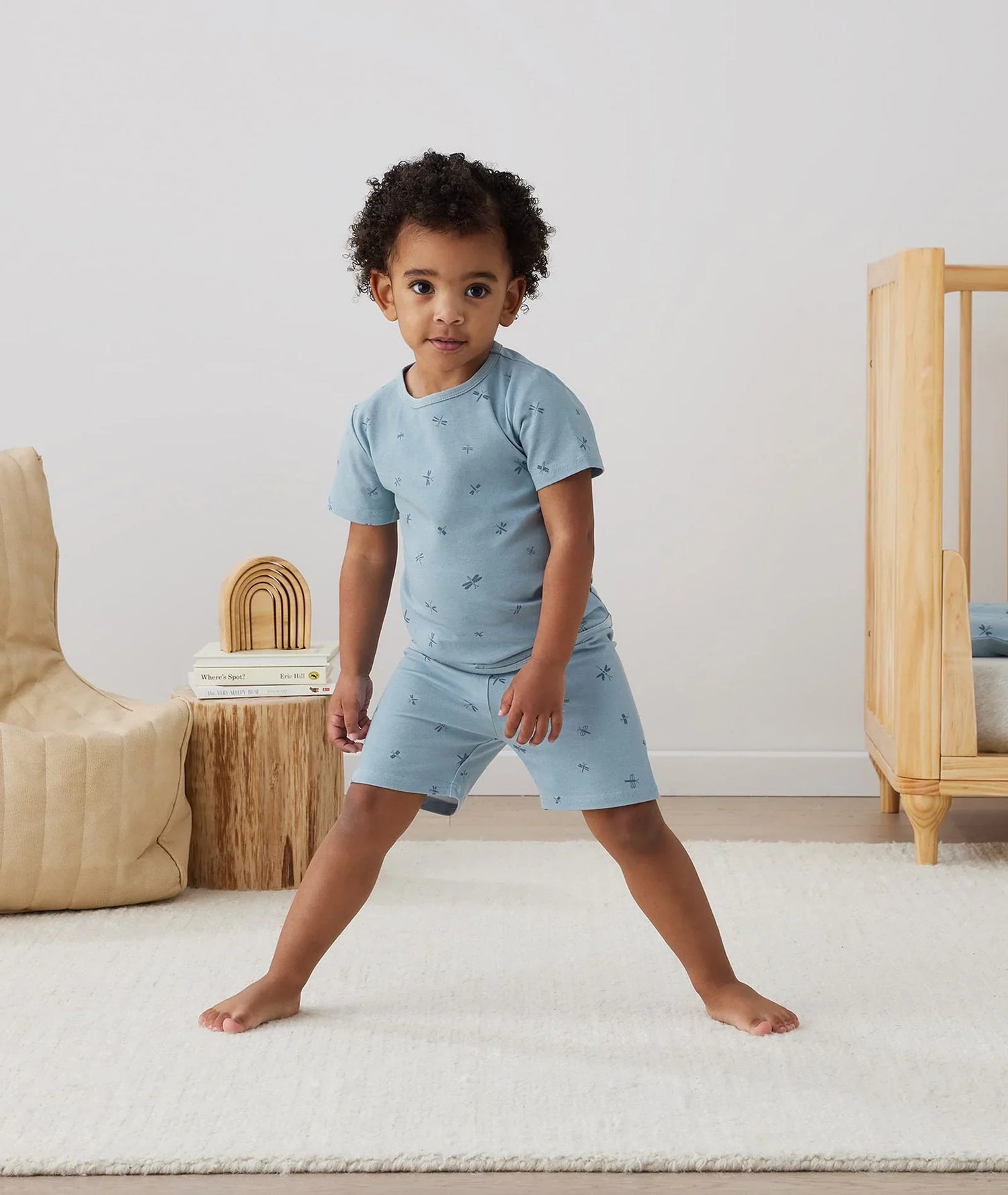 ErgoPouch Pyjamas : 2 Piece Short Sleeve / TOG: 0.2 / Dragonflies