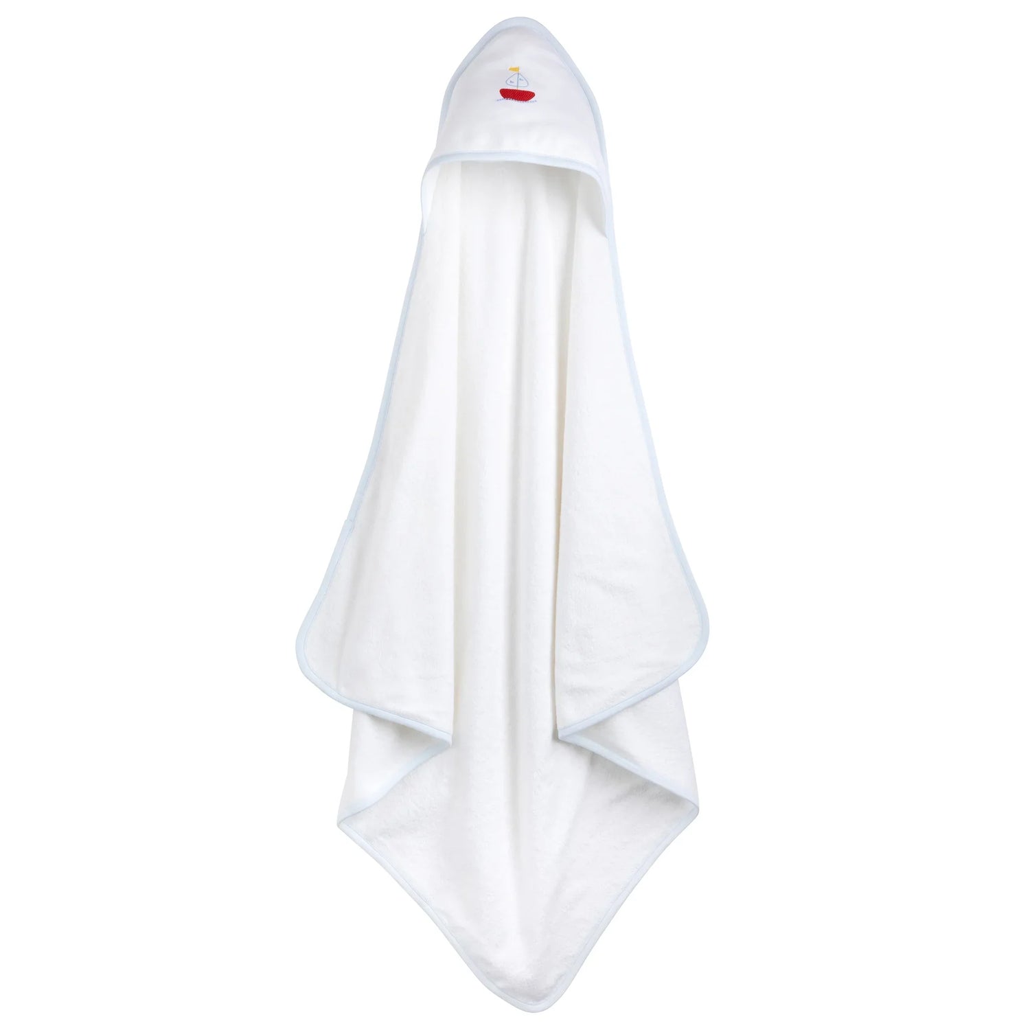 Little English Hooded Towel - Sailboat