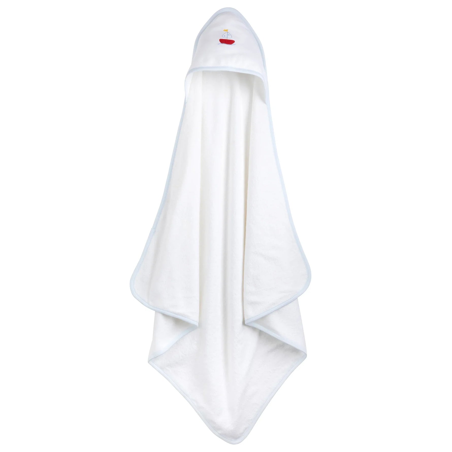 Little English Hooded Towel - Sailboat
