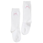 Little English Knee Highs - Pink Bow - Baby
