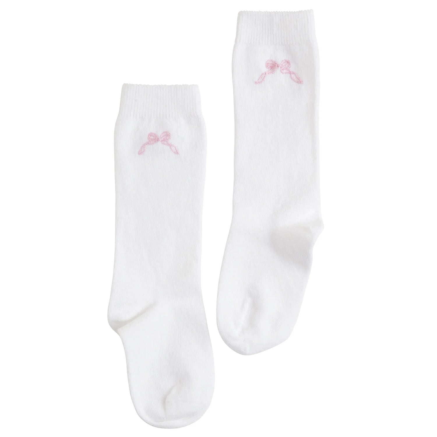 Little English Knee Highs - Pink Bow - Baby