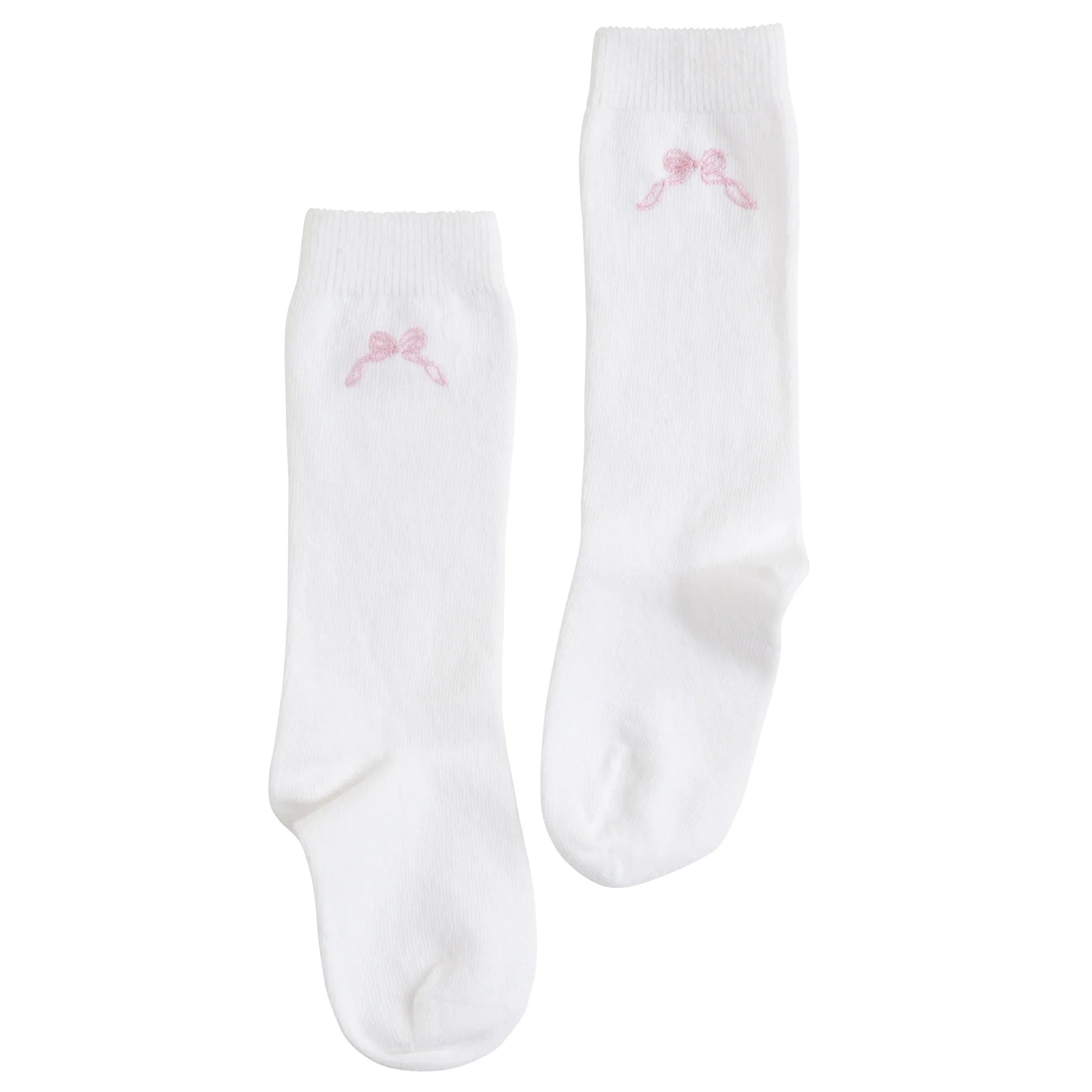 Little English Knee Highs - Pink Bow - Baby