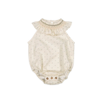 LOIR Paris Romper Marthe - Flower Plumetis 3M
