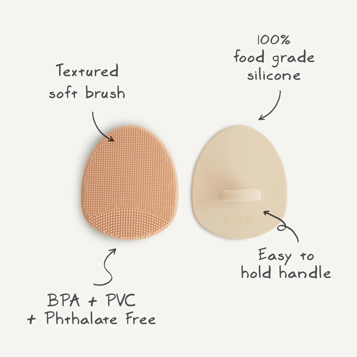 Mushie Cradle Cap Brush