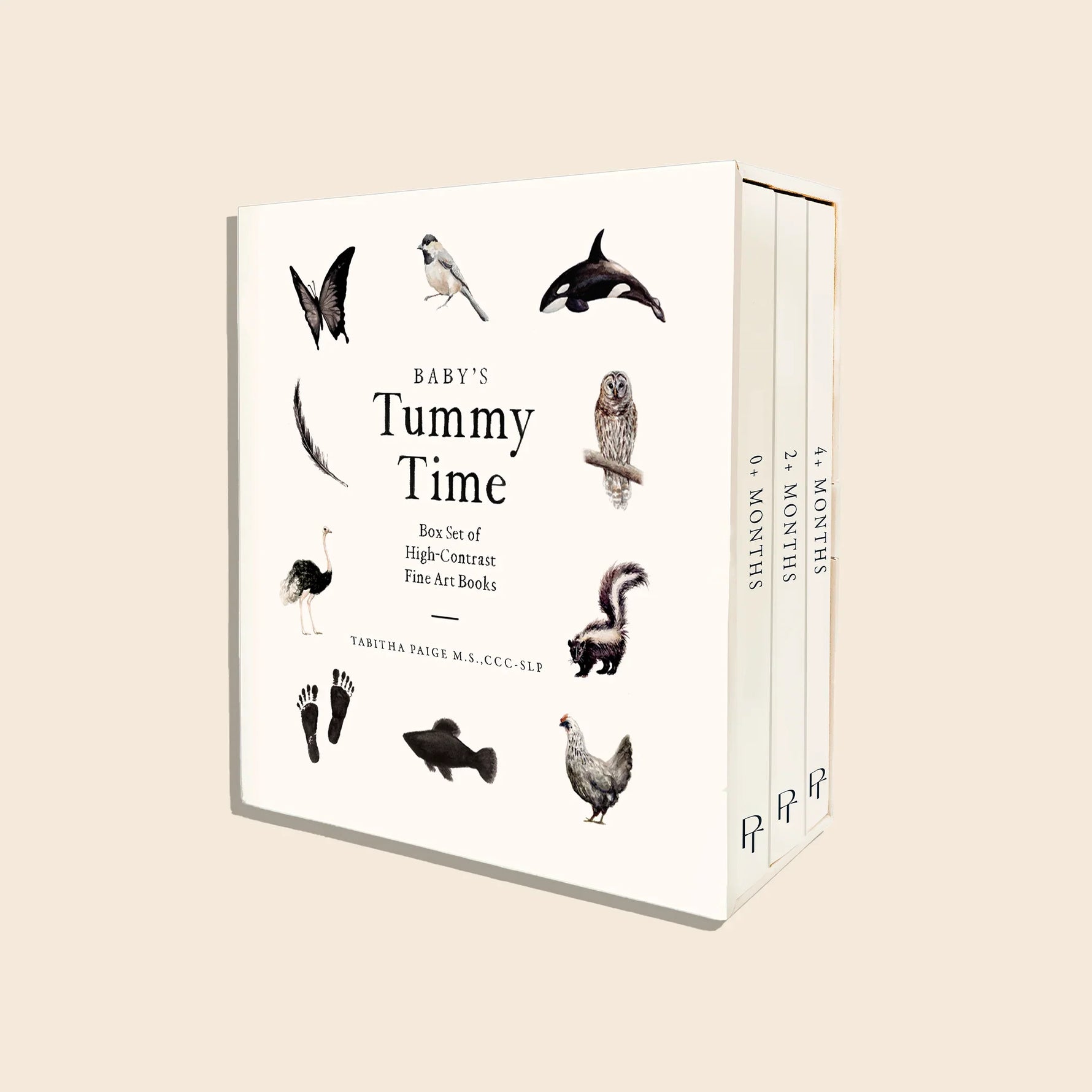 Paige Tate & Co Baby's Tummy Time Book Box Set (Baby Gifts)