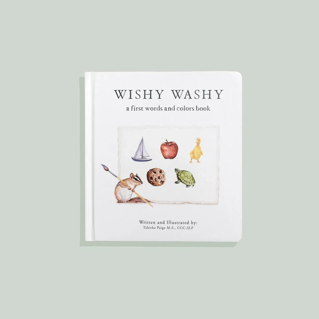 Paige Tate & Co Wishy Washy: A Board Book of First Words and Colours