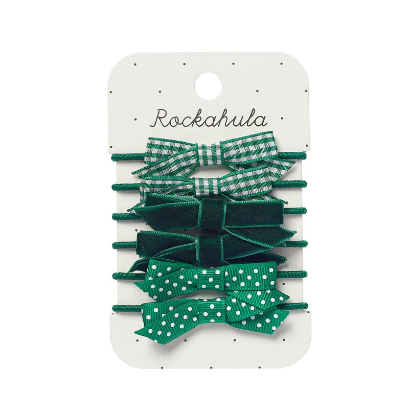 Rockahula School Bow Pony Set Green