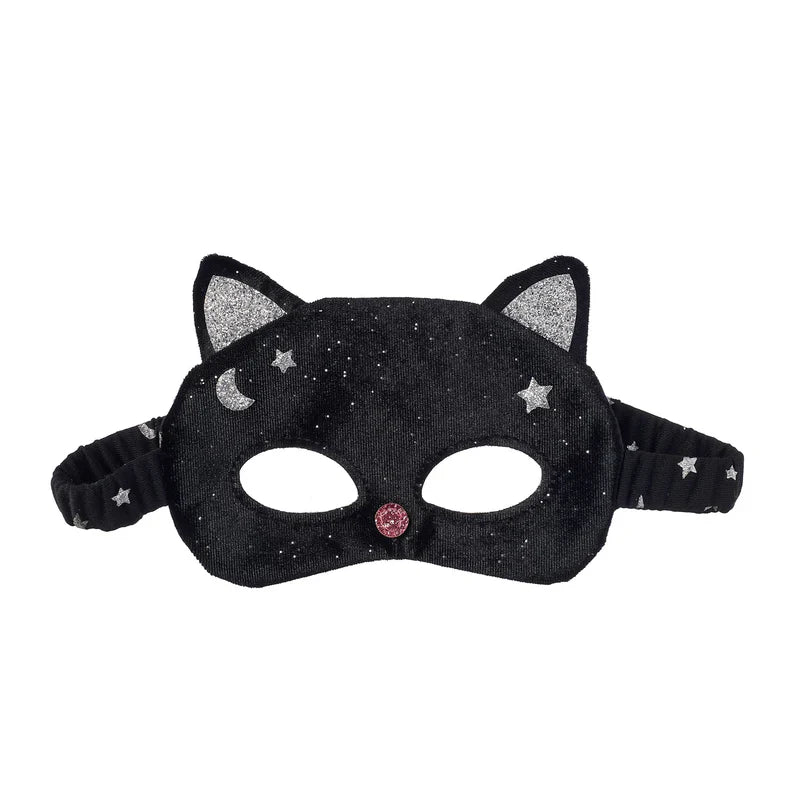 Rockahula Velvet Black Cat Mask (3-10 Years)