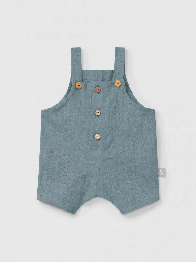 SNUG Bib Shorts — Mint Blu - 3M