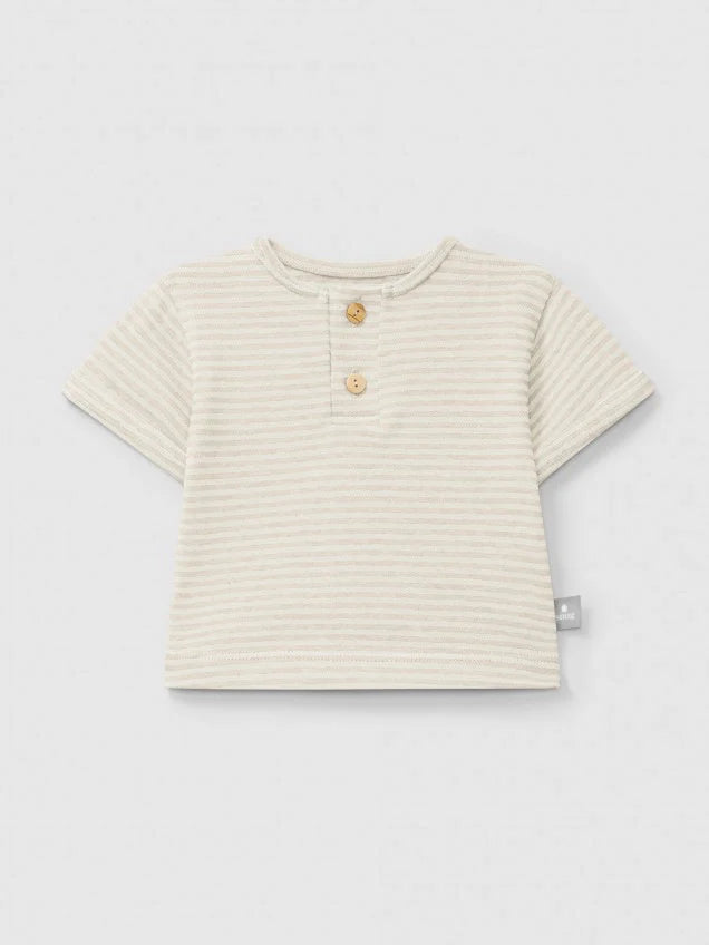 SNUG Striped T-Shirt — Natural - 3M