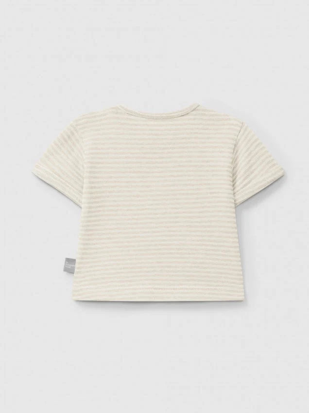 SNUG Striped T-Shirt — Natural - 6M