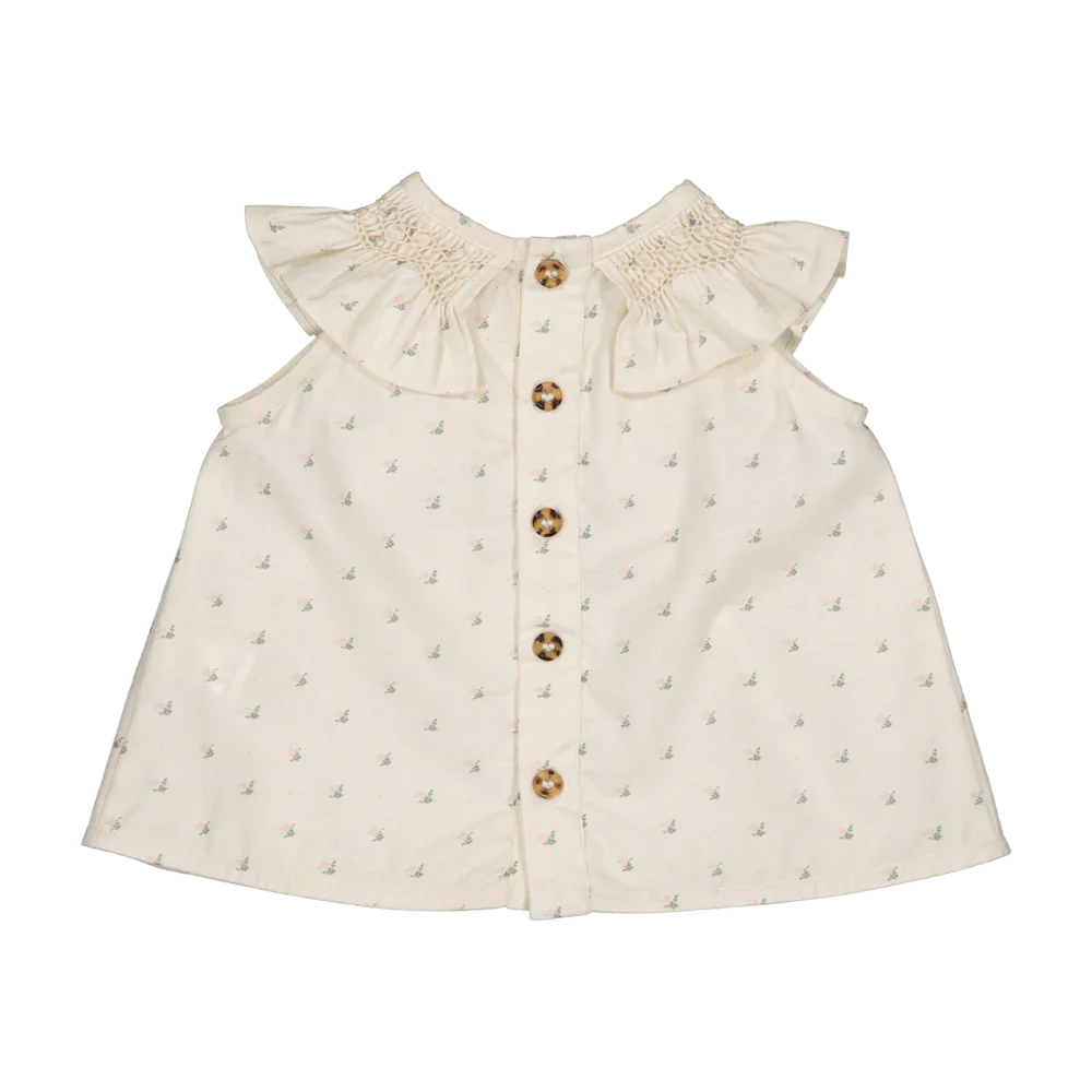 LOIR Paris Blouse Thais - Flower Plumetis 18M