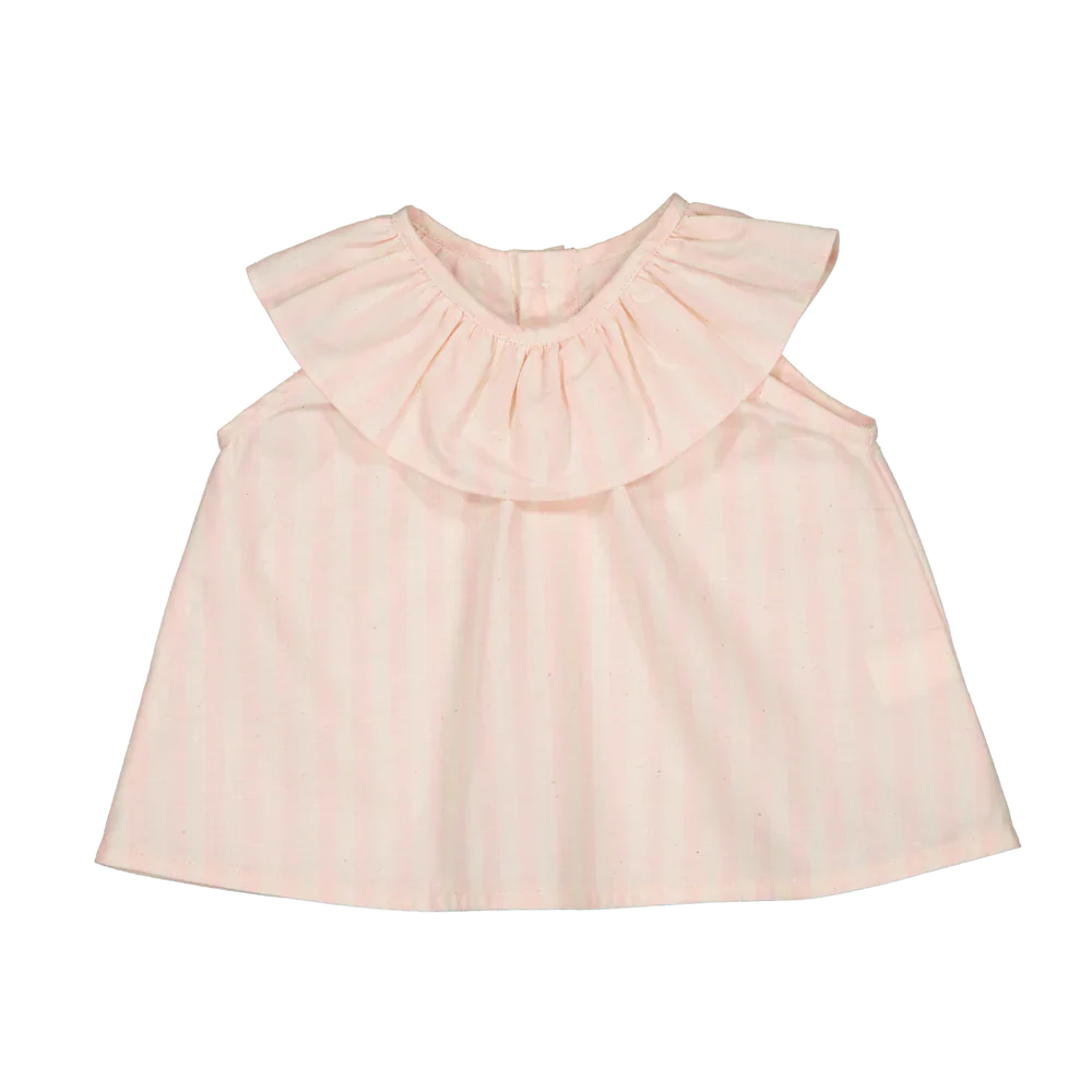 LOIR Paris Blouse Thais - Pink Stripes 6M