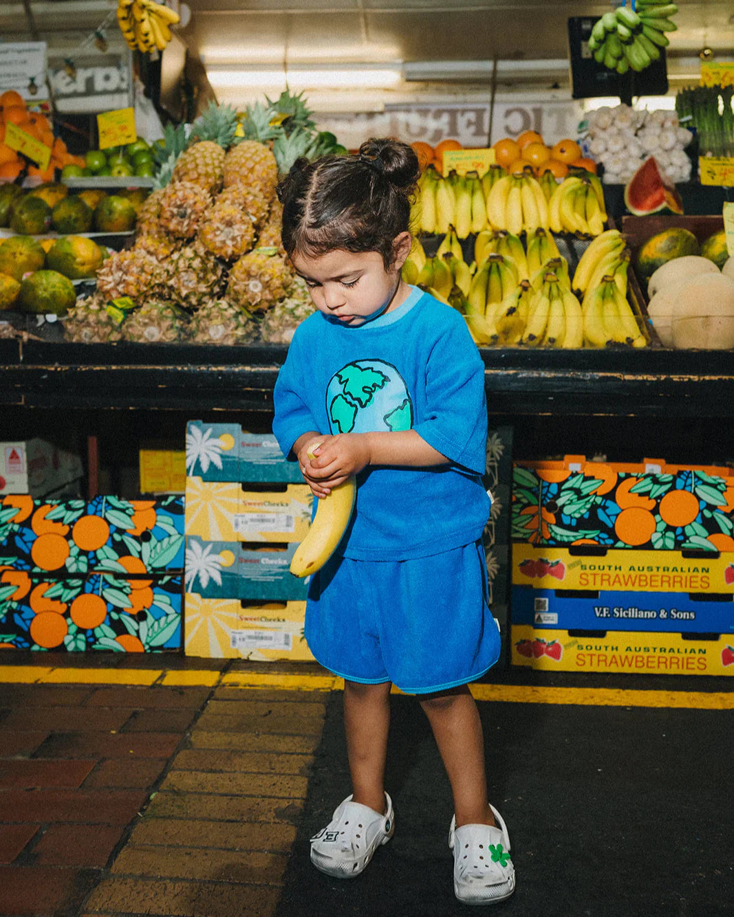 Tiny Allies BJT Terry Globe Tee 1-2