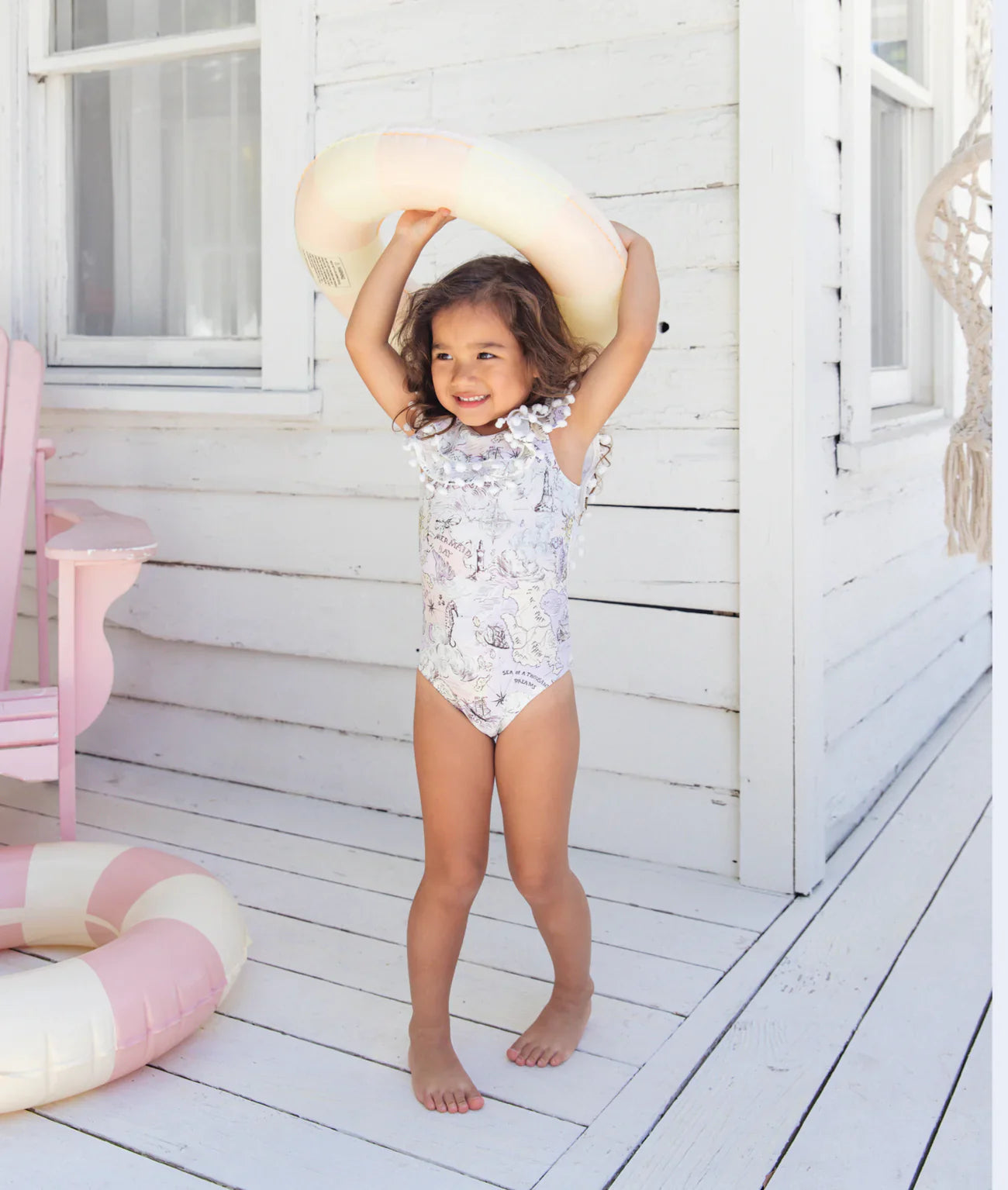 LIVLY Treasure Island Celine Swimsuit Yellow 12-18m