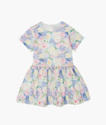 LIVLY Watercolor Floral Sandy Dress Purple 9-12m