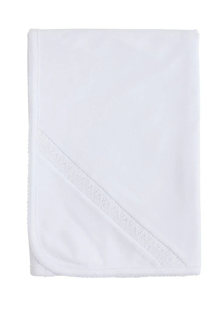 Little English Welcome Home Layette Blanket - White
