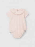SNUG Body Ajours with Ruffle Collar — Pink - 1M