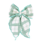 Fable Bow - Mid Size - Fern Plaid