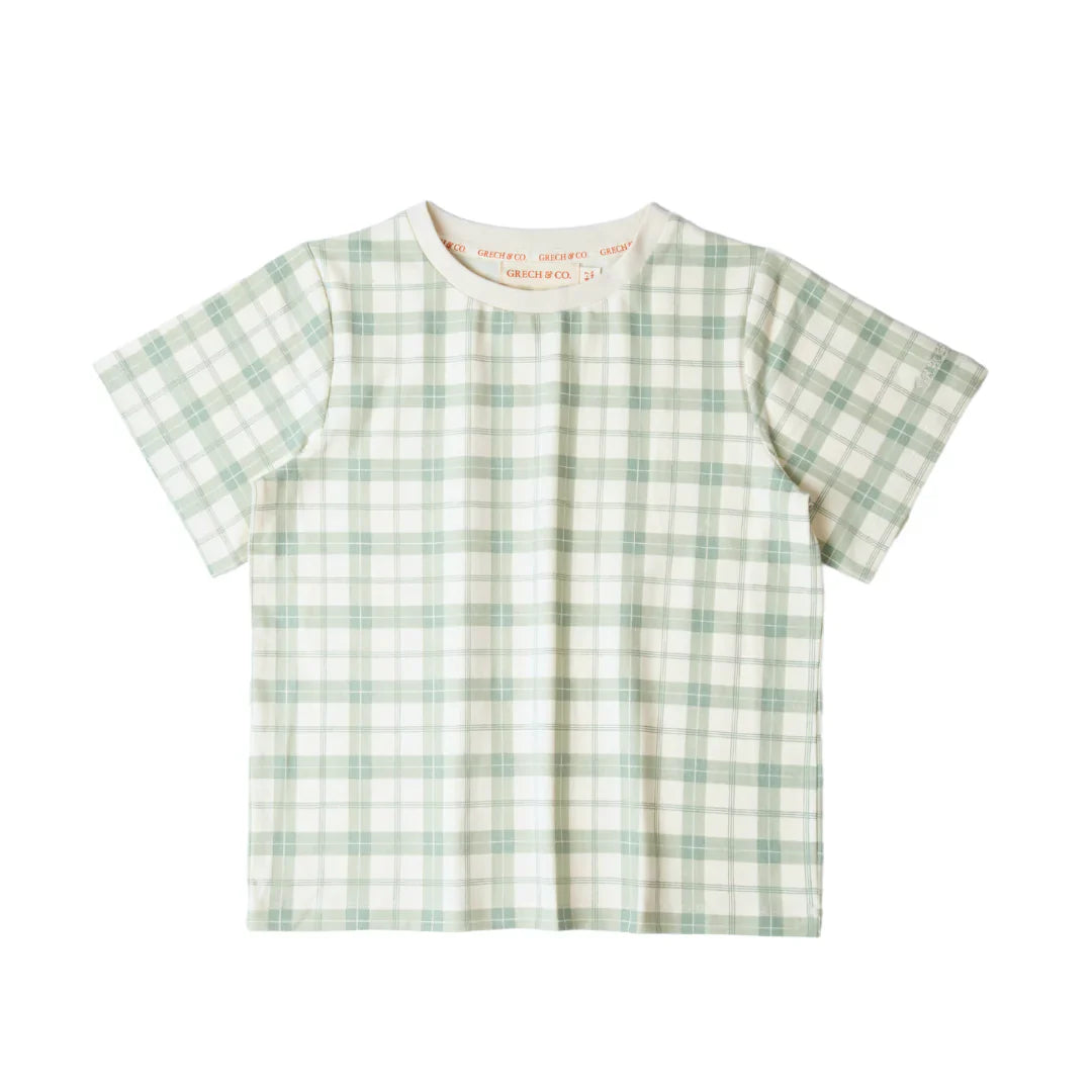Oversized T-Shirt - Fern Plaid