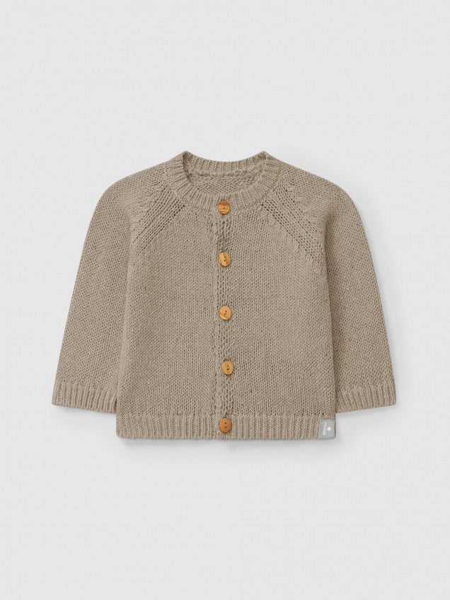 SNUG Knitted Jacket — Coffee - 6M