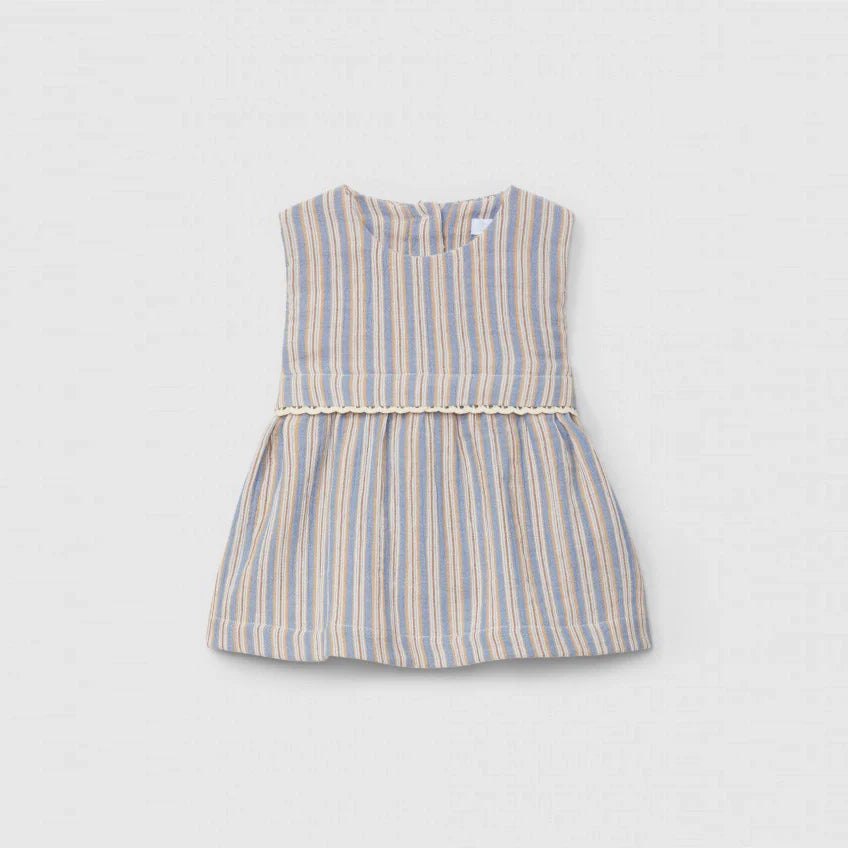 Laranjinha Dress — Indigo — 6M