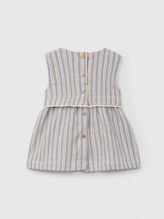 Striped Indigo Dress