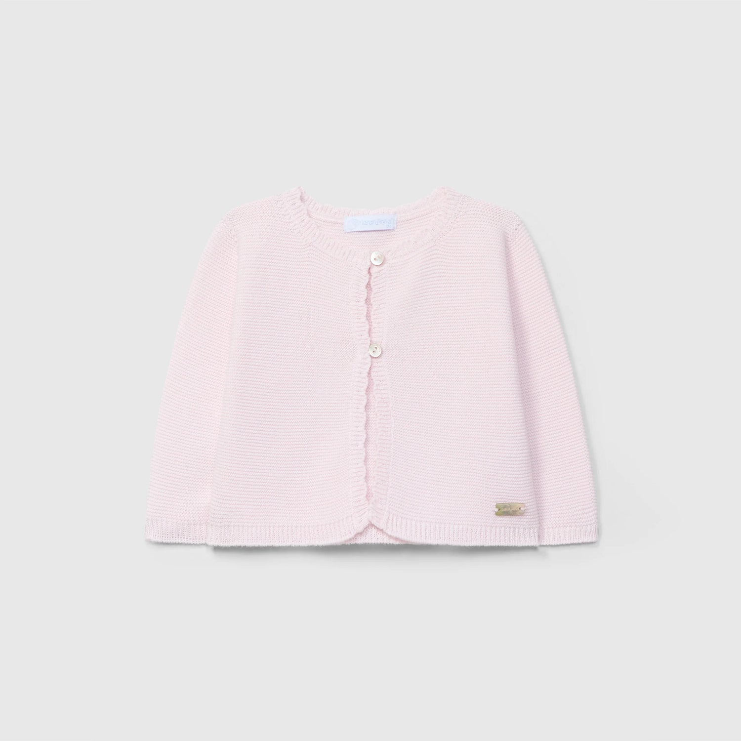 Laranjinha Knitted Jacket — Pink — 6M