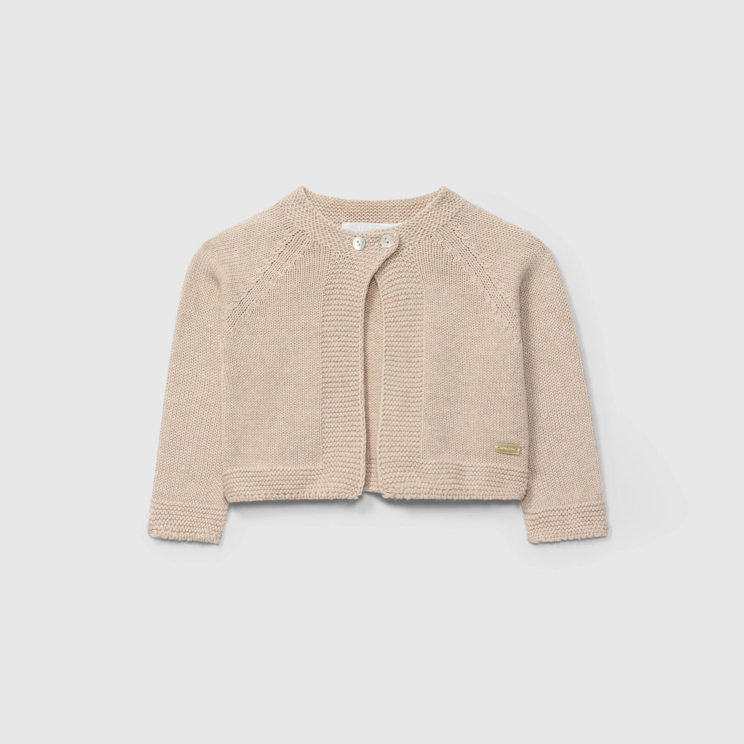 Laranjinha Knitted Jacket — Sand — 9M