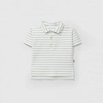 Laranjinha Polo — Aqua Blue — 18M