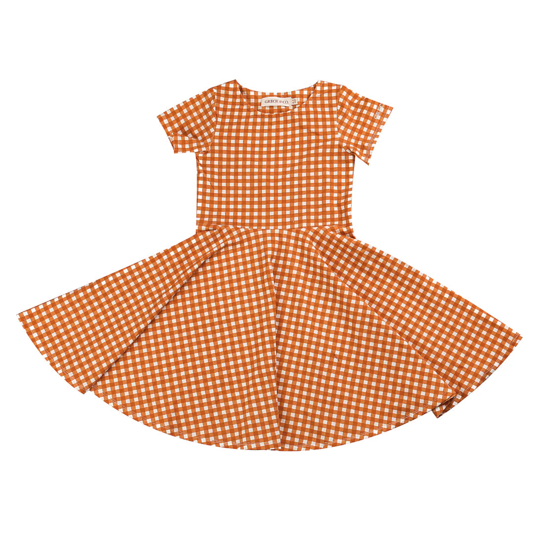 Sweetheart Twirl Dress - Sienna Gingham