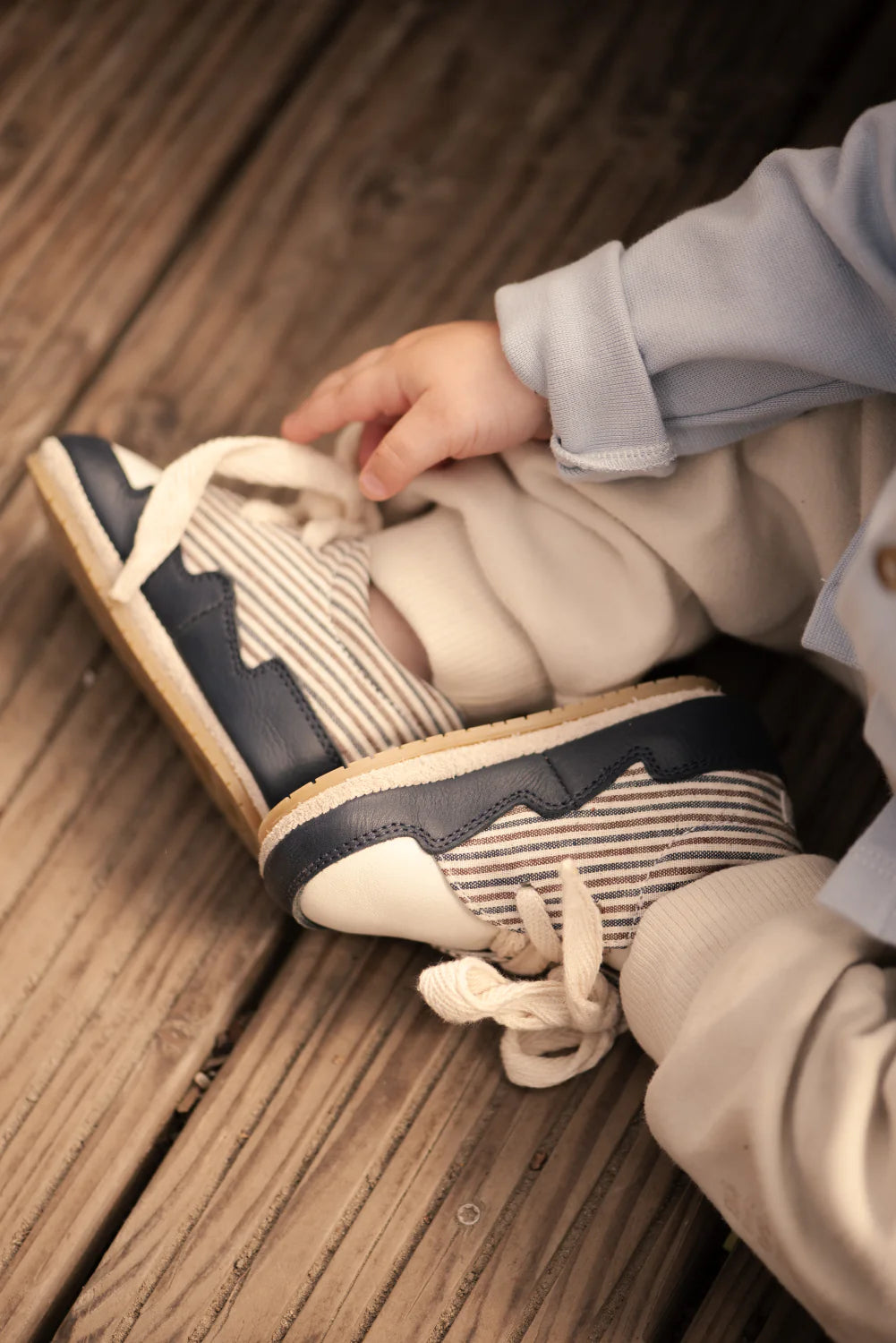 Pluksel Sneakers - Striped