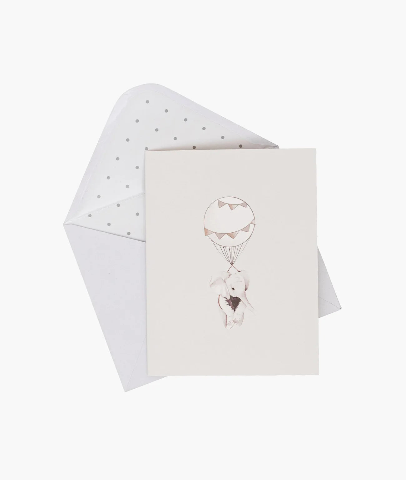 Flying Elephant Greeting Card