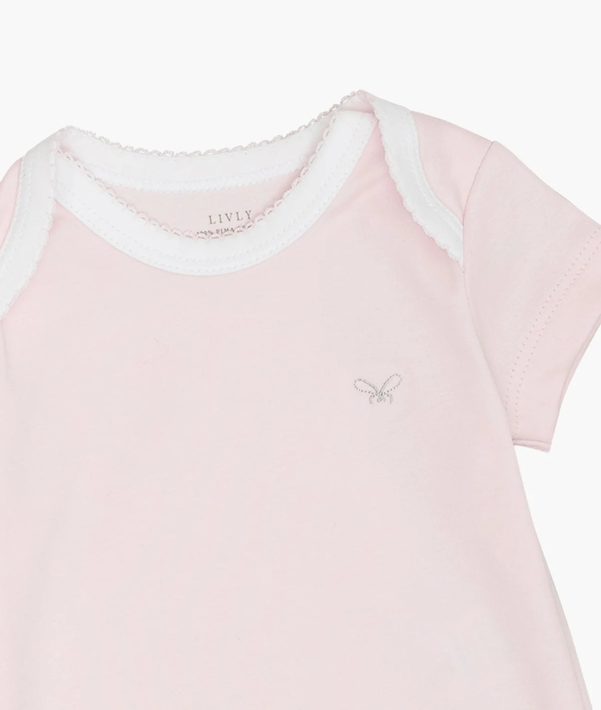 Short Sleeve Bodysuit - Pink