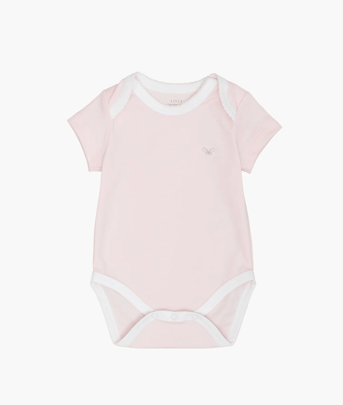 Short Sleeve Bodysuit - Pink