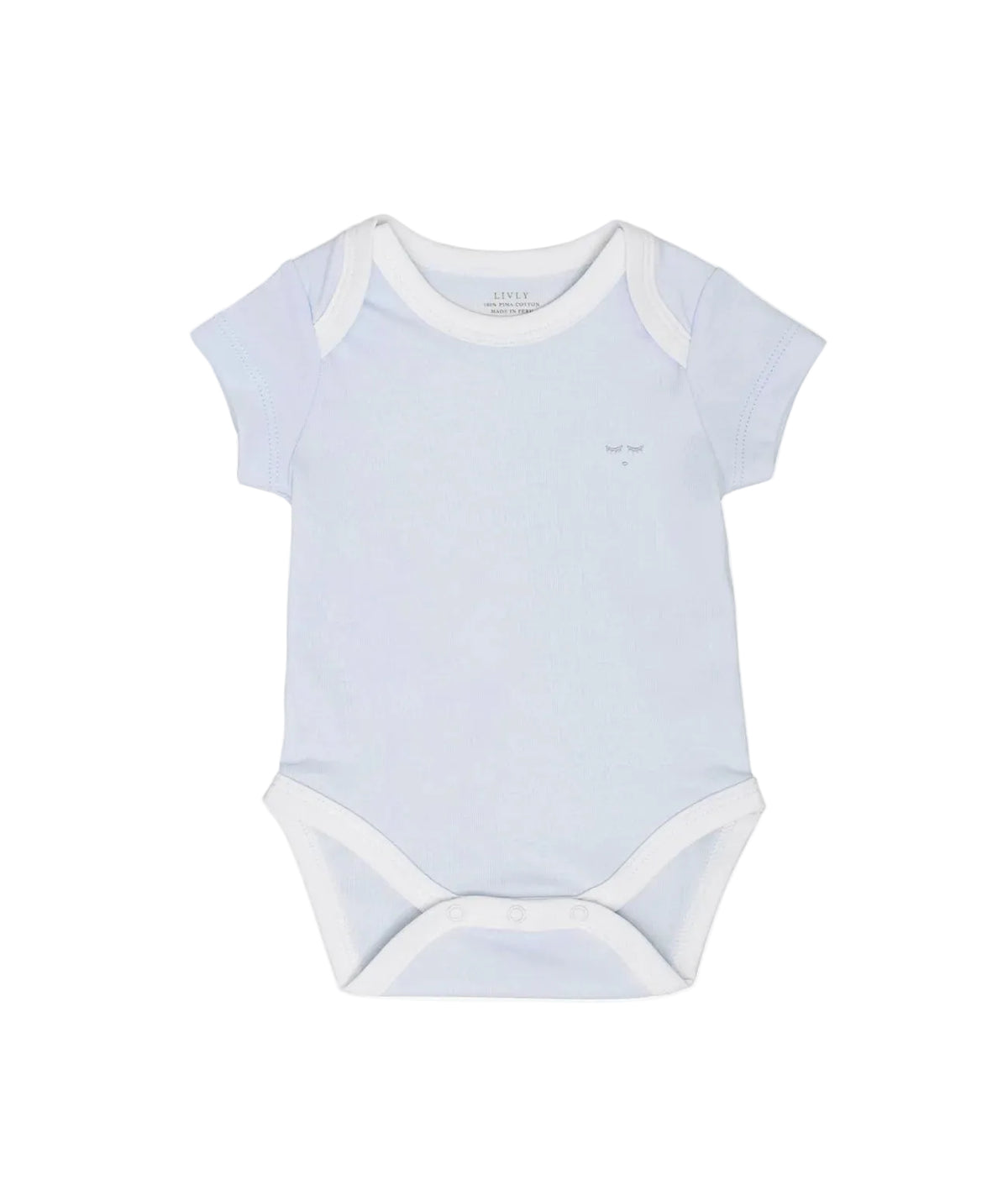 Short Sleeve Bodysuit - Blue