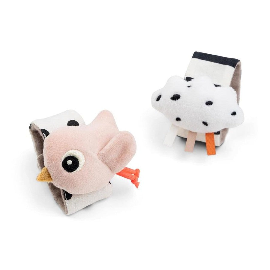 Wrist Rattle 2 Piece Set - Pink