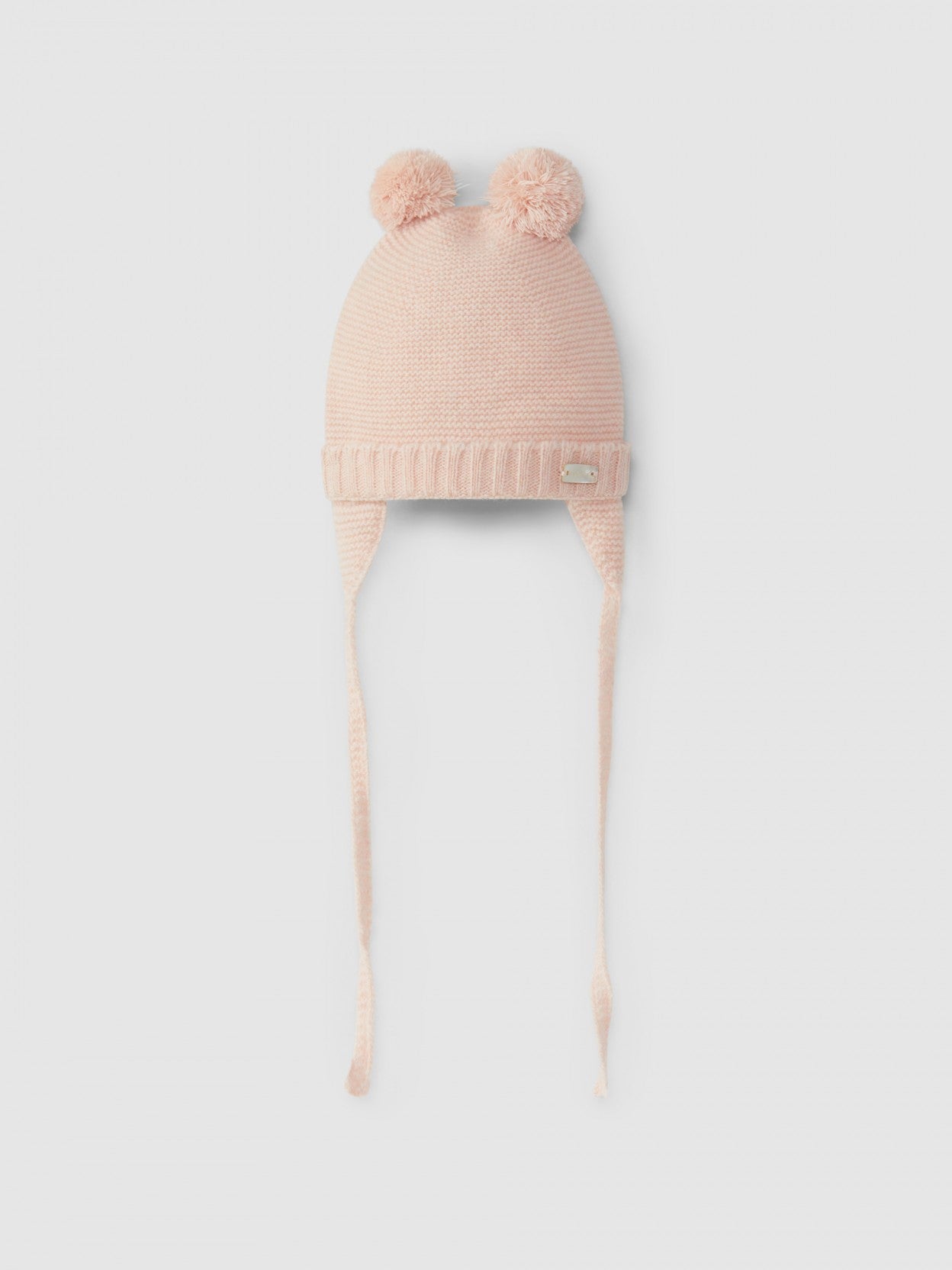 Aviator beanie with pom-poms - Pink