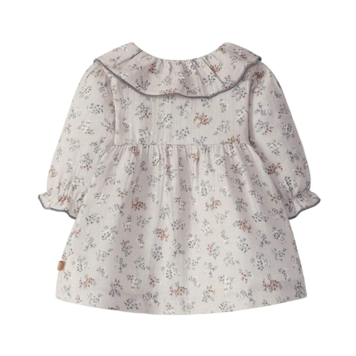 Long Sleeve Floral Muslin Dress