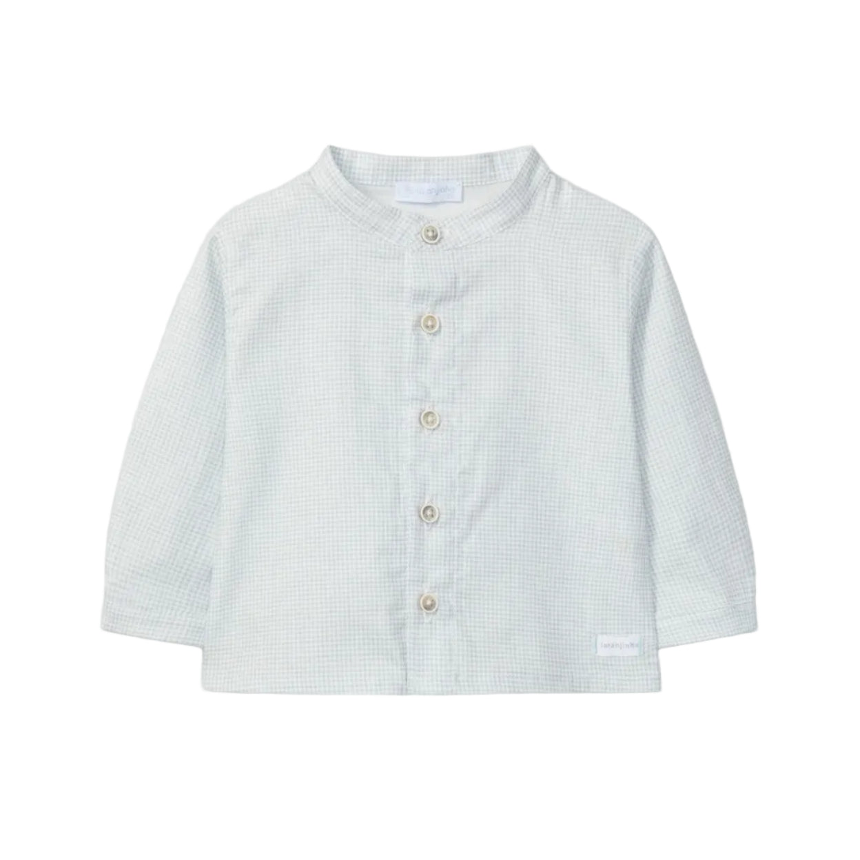 Baby Shirt with Mandarin Collar