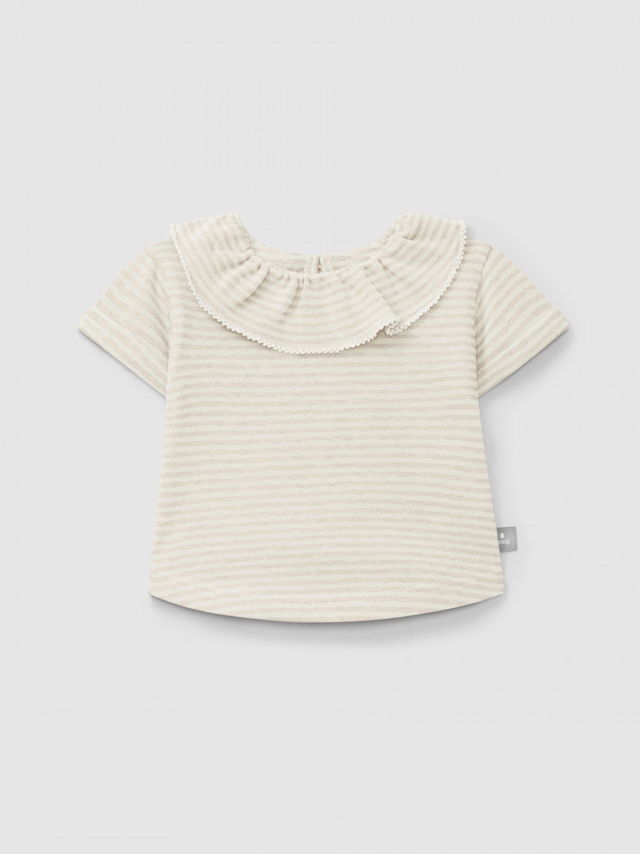 Ruffle Collar T-Shirt