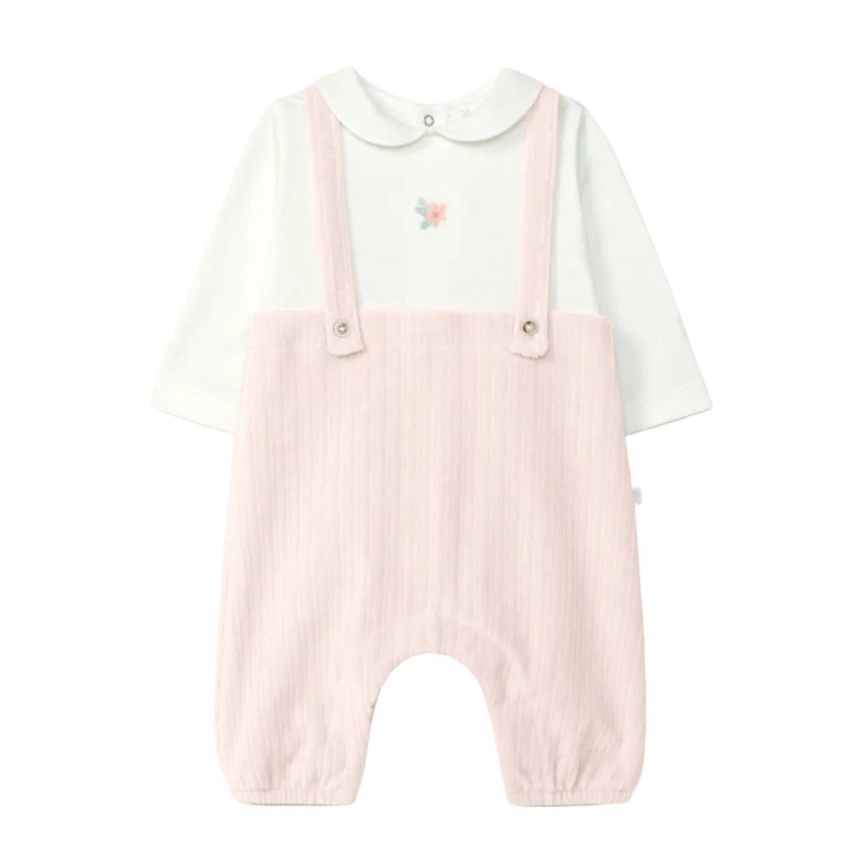 Pink Velvet Romper
