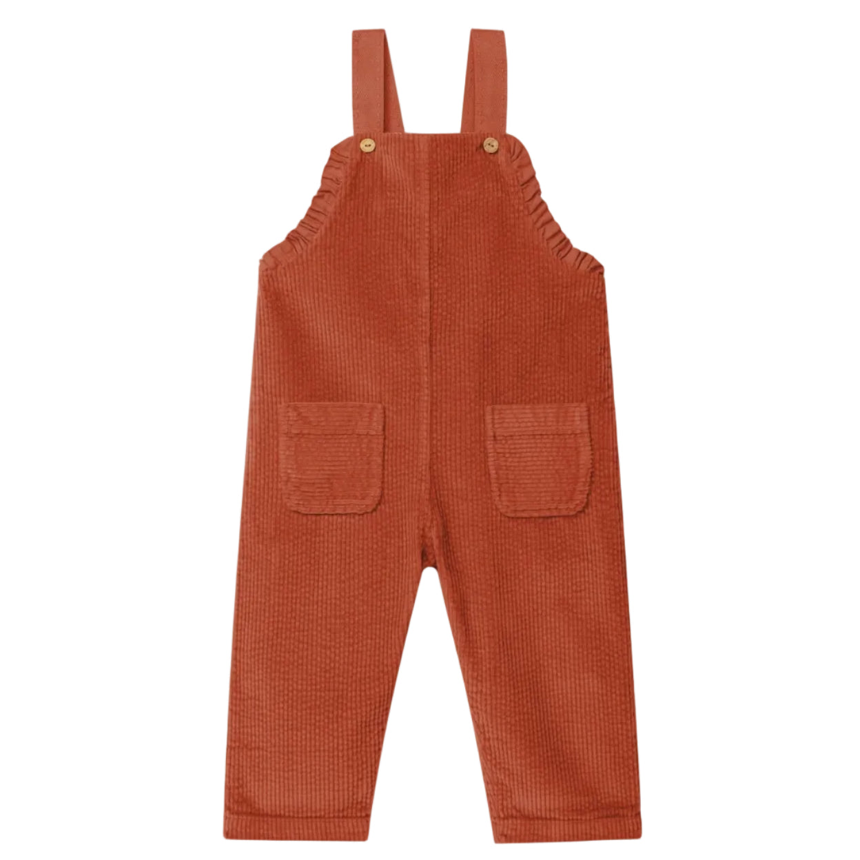 Corduroy Dungarees - Ferrugem