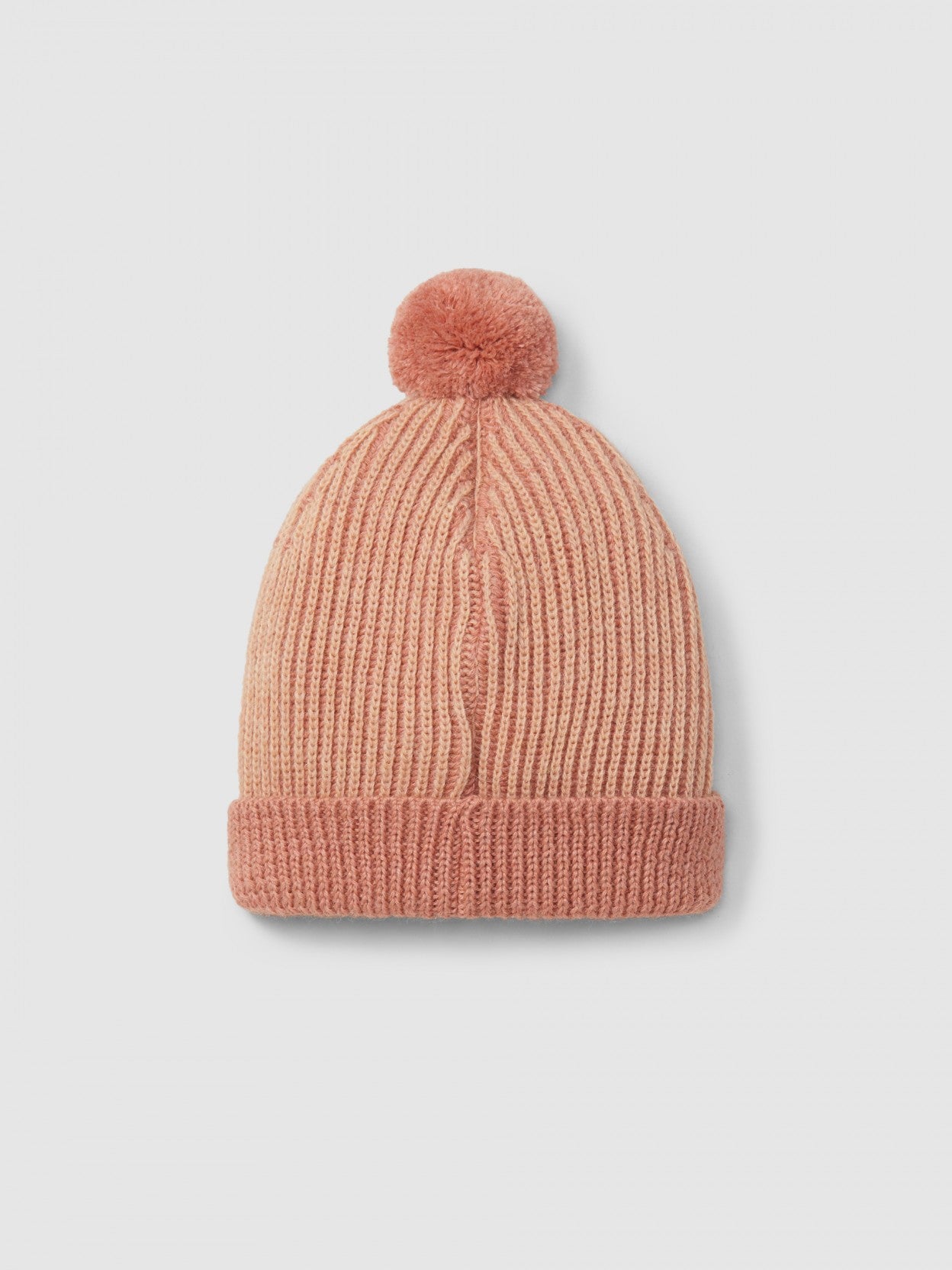 Knitted Beanie - Coral
